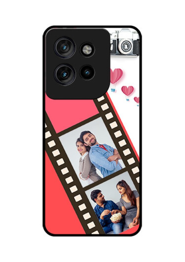 Motorola Edge 50 Neo Custom Glass Phone Case3 Image Holder With Film Reel