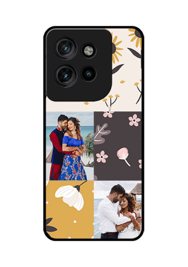 Motorola Edge 50 Neo Custom Glass Phone Case3 Images With Floral Design