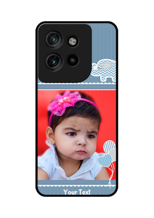 Motorola Edge 50 Neo Custom Glass Phone CaseWith Kids Pattern Design