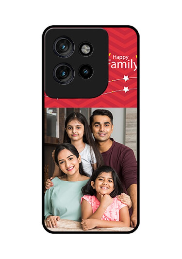 Motorola Edge 50 Neo Custom Glass Phone CaseHappy Family Design