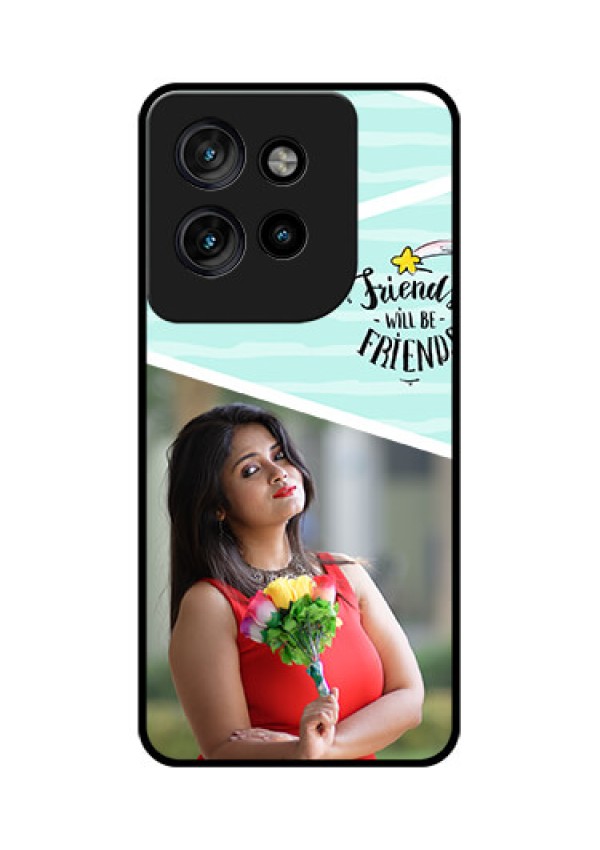 Motorola Edge 50 Neo Custom Glass Phone CaseFriends Picture Icon Design