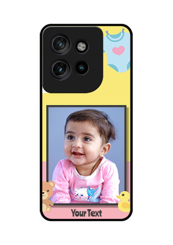 Motorola Edge 50 Neo Custom Glass Phone CaseKids 2 Color Design