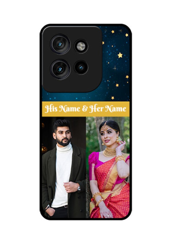 Motorola Edge 50 Neo Custom Glass Phone CaseGalaxy Stars Backdrop Design