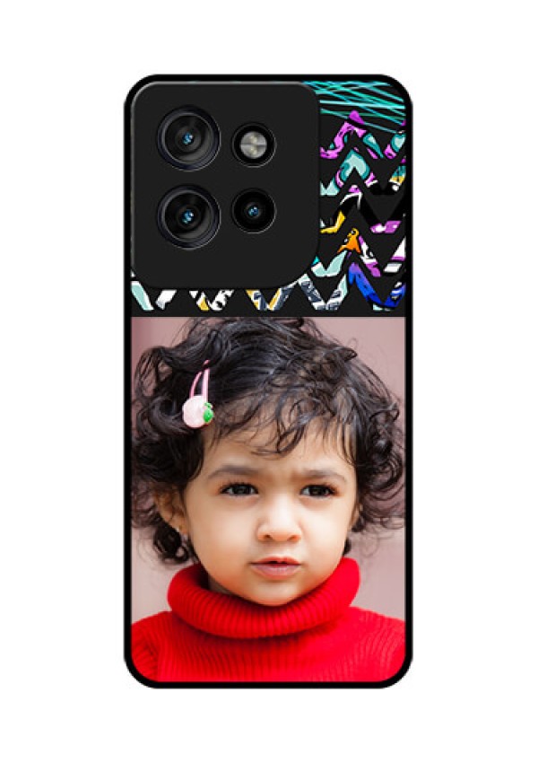 Motorola Edge 50 Neo Custom Glass Phone CaseNeon Abstract Design