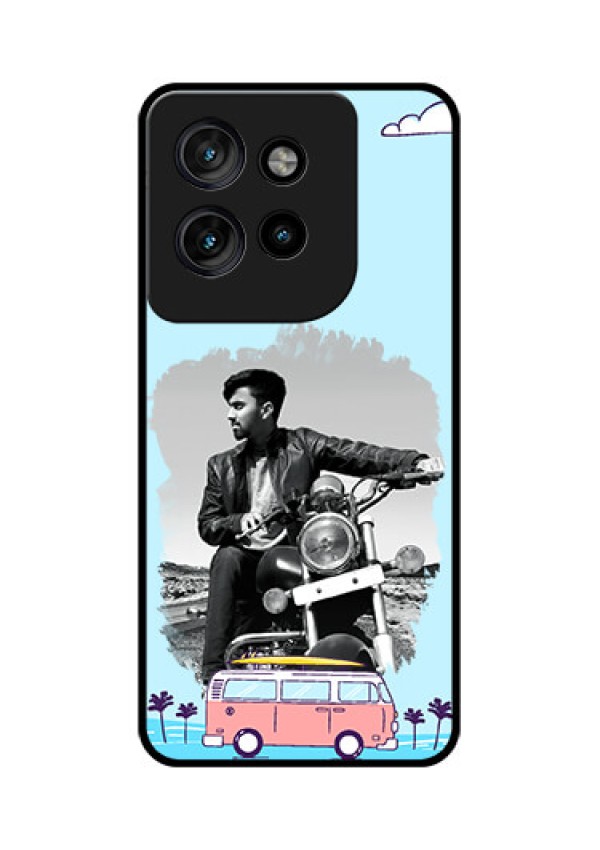 Motorola Edge 50 Neo Custom Glass Phone CaseTravel and Adventure Design