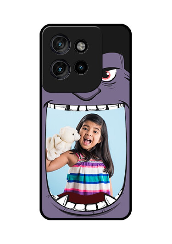 Motorola Edge 50 Neo Custom Glass Phone CaseAngry Monster Design
