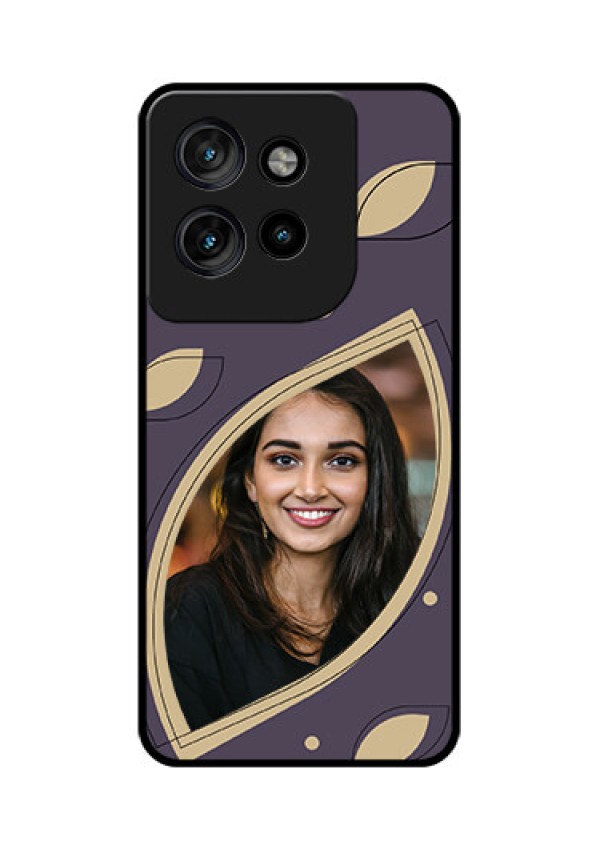 Motorola Edge 50 Neo Custom Glass Phone CaseFalling Leaf Design