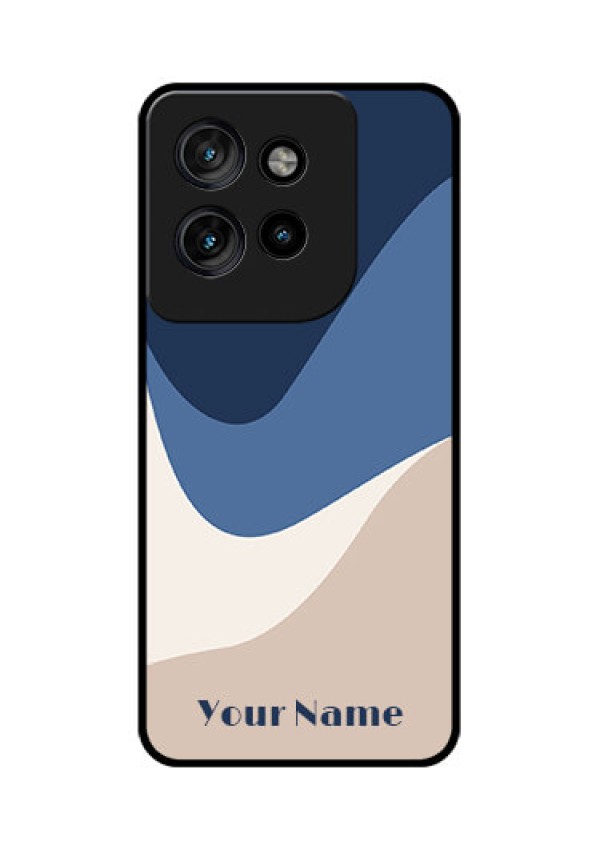 Motorola Edge 50 Neo Custom Glass Phone CaseAbstract Drip Art Design