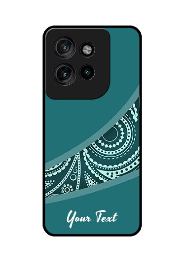 Motorola Edge 50 Neo Custom Glass Phone CaseSemi Visible Floral Design