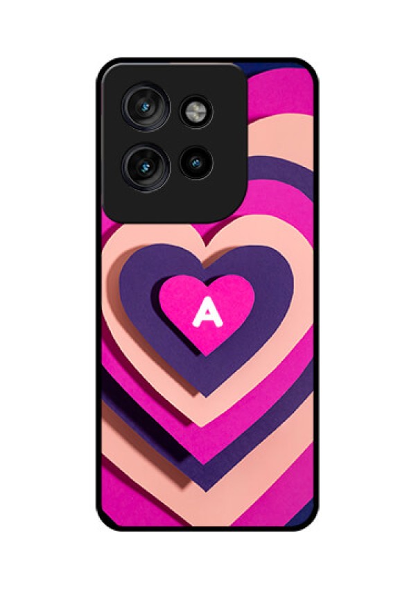 Motorola Edge 50 Neo Custom Glass Phone CaseCute Heart Pattern Design