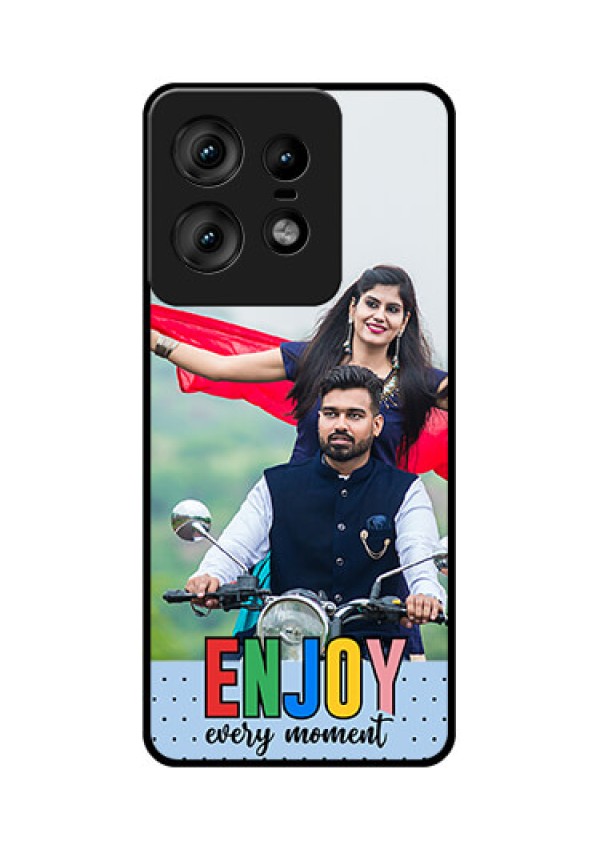 Motorola Edge 50 Pro 5G Custom Glass Phone CaseEnjoy Every Moment Design