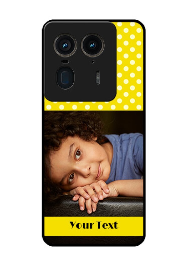Motorola Edge 50 Ultra 5G Custom Glass Phone CaseBright Yellow Case Design