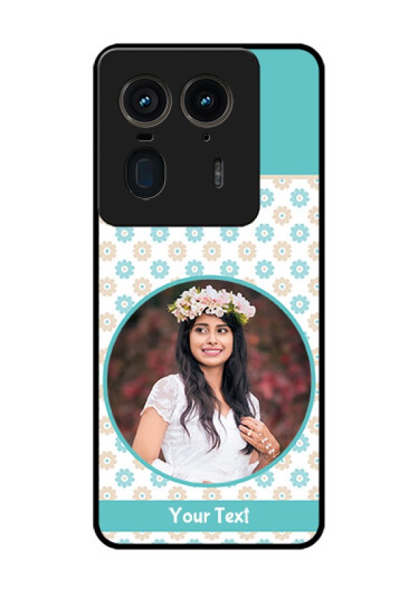 Motorola Edge 50 Ultra 5G Custom Glass Phone CaseBeautiful Flowers Design