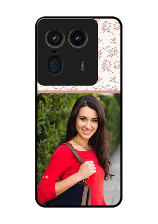 Motorola Edge 50 Ultra 5G Custom Glass Phone CaseStunning Floral Design