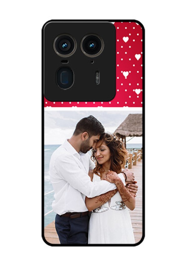 Motorola Edge 50 Ultra 5G Custom Glass Phone CaseHearts Mobile Case Design