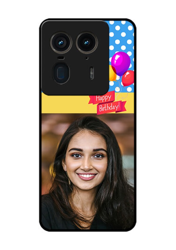 Motorola Edge 50 Ultra 5G Custom Glass Phone CaseHappy Birthday Design