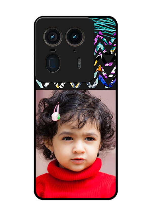 Motorola Edge 50 Ultra 5G Custom Glass Phone CaseNeon Abstract Design