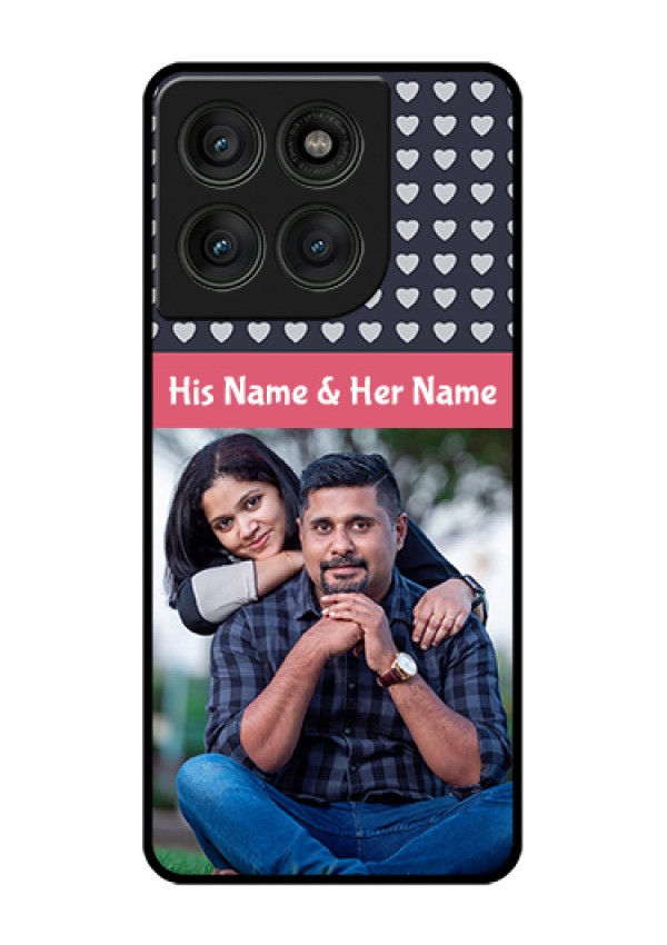 Motorola Edge 60 Pro 5G Custom Glass Phone Case - Love Symbols Design