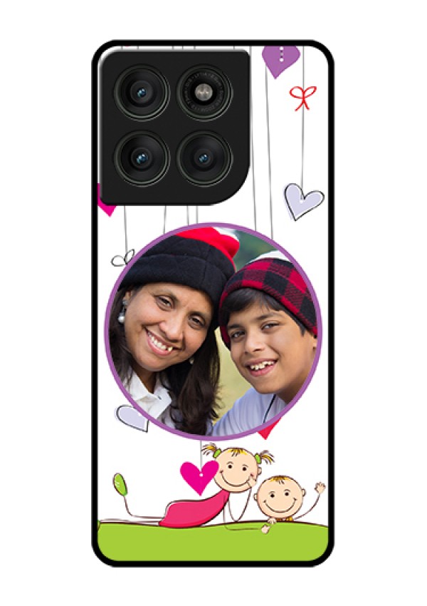 Motorola Edge 60 Pro 5G Custom Glass Phone Case - Cute Kids Phone Case Design
