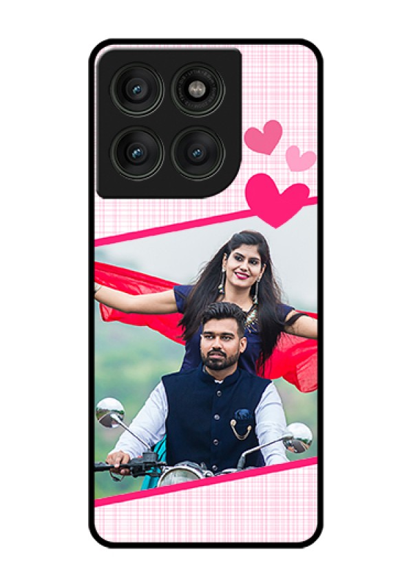 Motorola Edge 60 Pro 5G Custom Glass Phone Case - Love Shape Heart Design