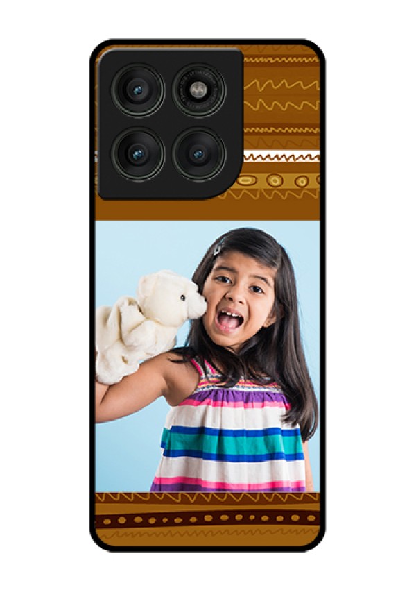 Motorola Edge 60 Pro 5G Custom Glass Phone Case - Friends Picture Upload Design