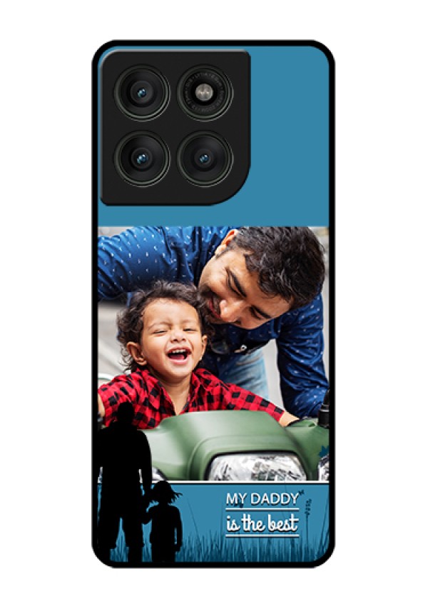 Motorola Edge 60 Pro 5G Custom Glass Phone Case - Best Dad Design