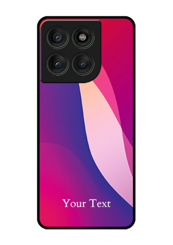 Motorola Edge 60 Pro 5G Custom Glass Phone Case - Digital Abstract Overlap Design