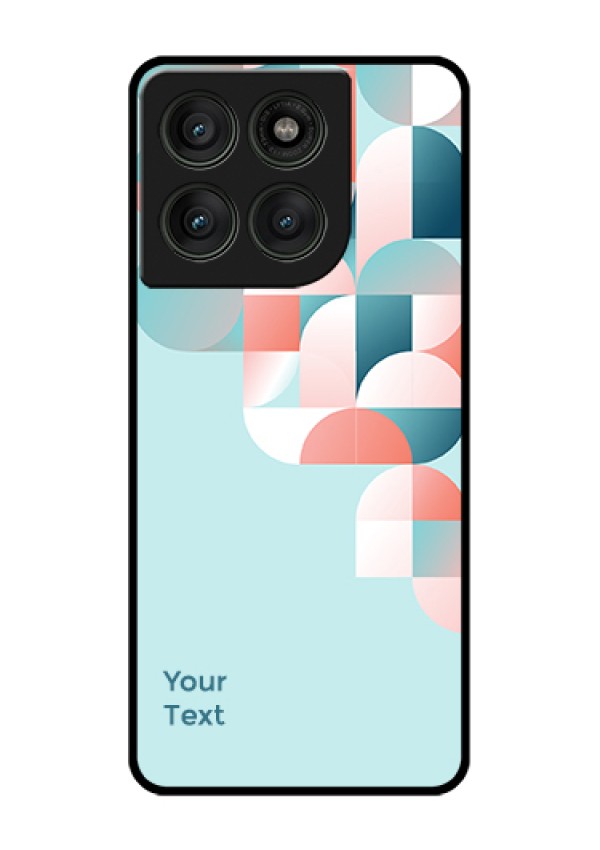 Motorola Edge 60 Pro 5G Custom Glass Phone Case - Stylish Semi - Circle Pattern Design