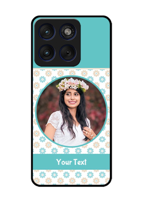 Motorola Edge 70 5G Custom Glass Phone Case - Beautiful Flowers Design