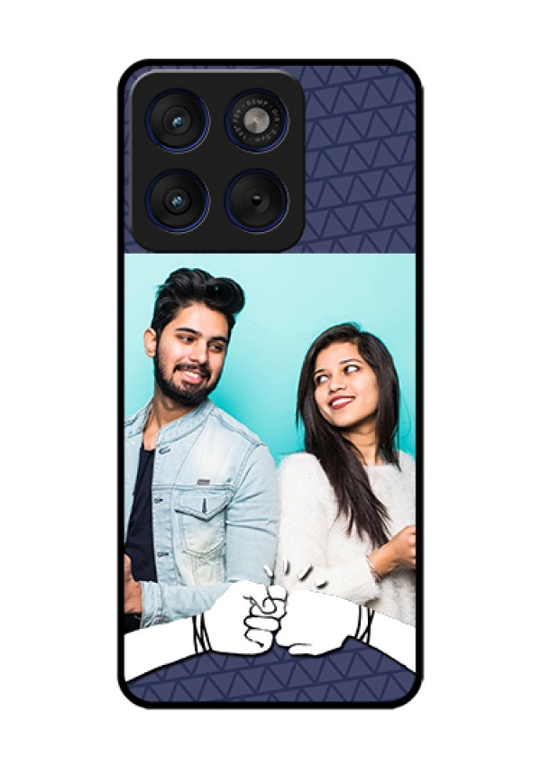 Motorola Edge 70 5G Custom Glass Phone Case - With Best Friends Design