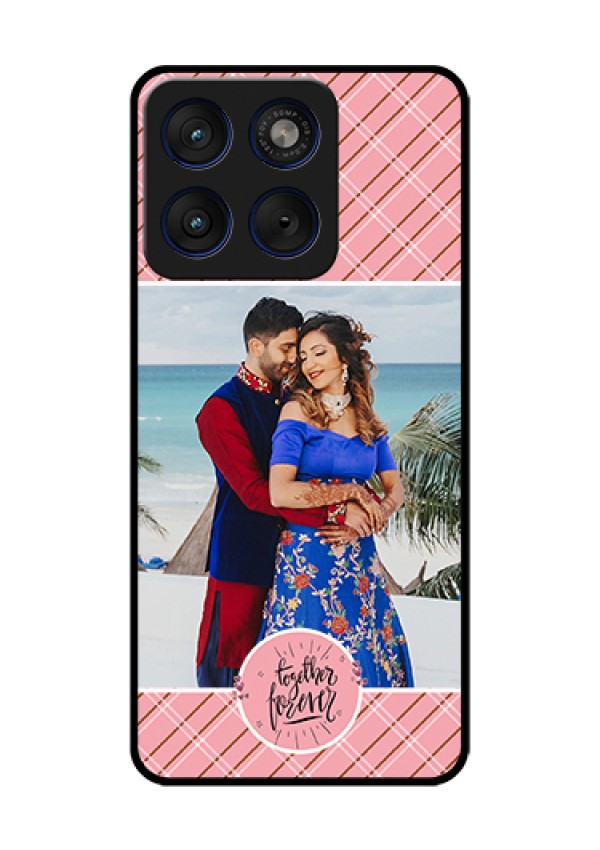 Motorola Edge 70 5G Custom Glass Phone Case - Together Forever Design