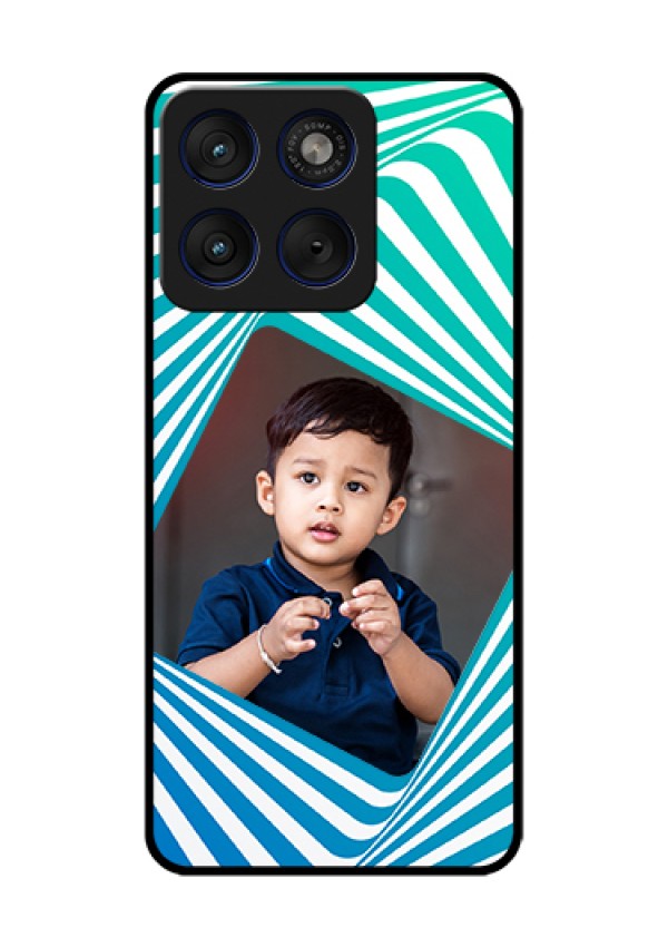Motorola Edge 70 5G Custom Glass Phone Case - Abstract Spiral Design