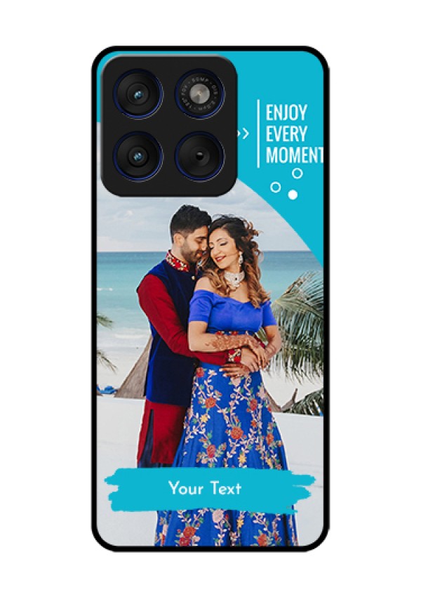 Motorola Edge 70 5G Custom Glass Phone Case - Happy Moment Design