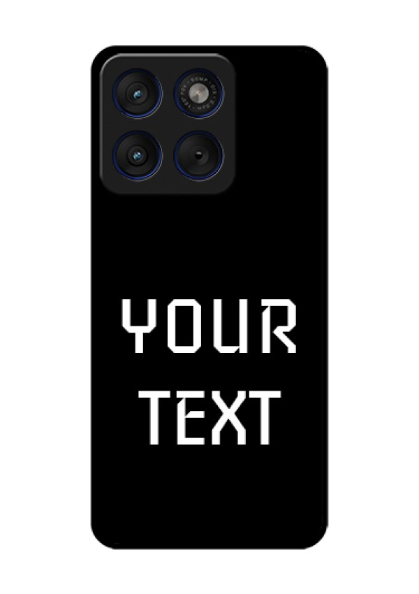 Motorola Edge 70 5G Custom Glass Phone Case - Your Name Design