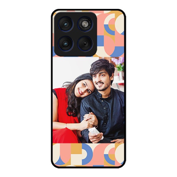 Motorola Edge 70 5G Custom Glass Phone Case - Semi - Circle Maze Pattern Design Motorola Edge 70 5G Custom Glass Phone Case - Semi - Circle Maze Pattern Design
