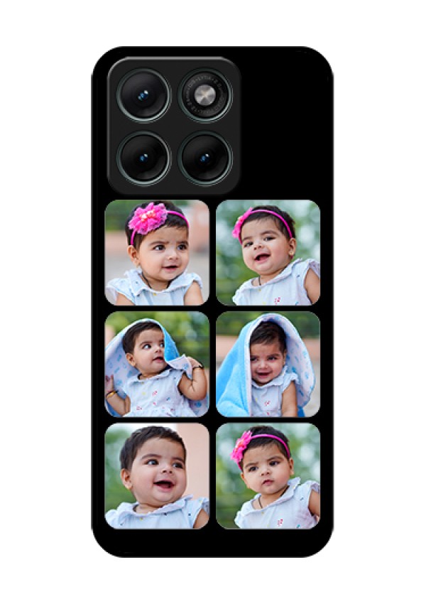 Motorola Edge 70 Fusion Custom Glass Phone Case - Multiple Pictures Design