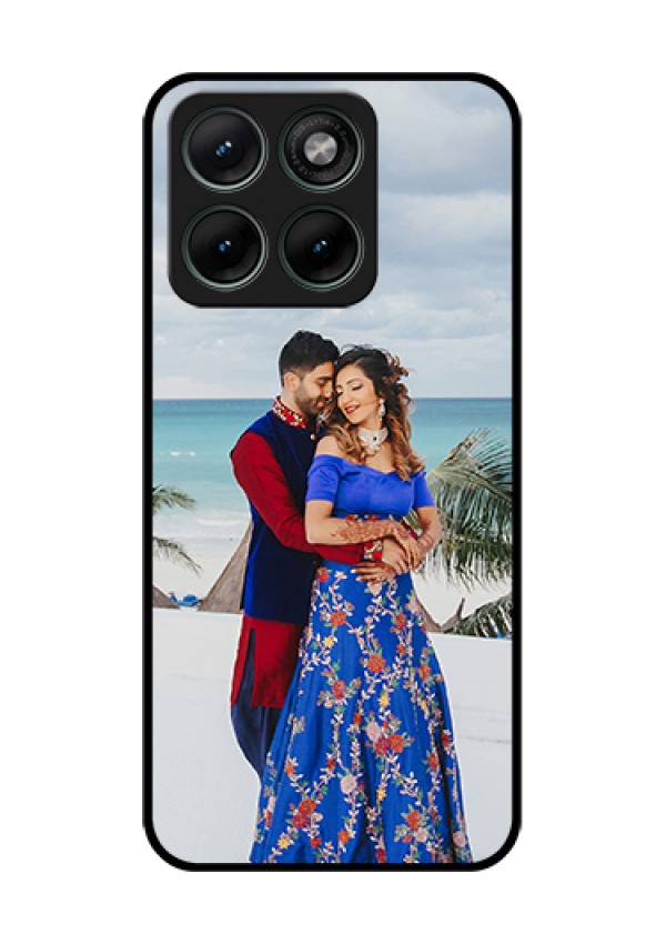 Motorola Edge 70 Fusion Custom Glass Phone Case - Upload Full Picture Design