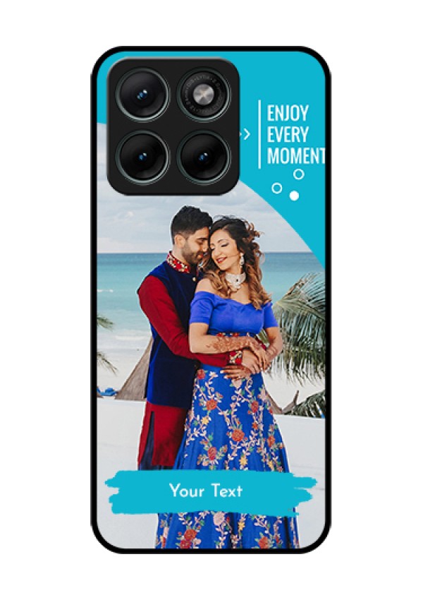 Motorola Edge 70 Fusion Custom Glass Phone Case - Happy Moment Design