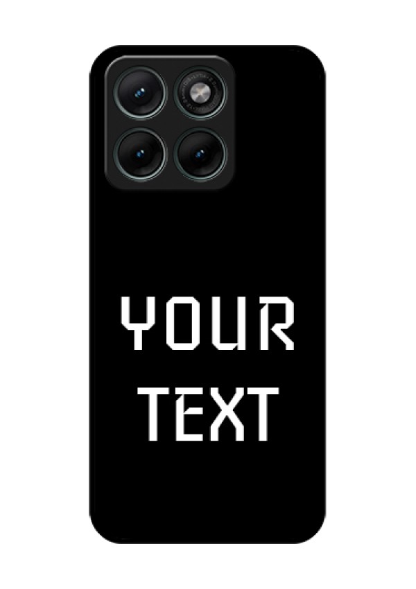 Motorola Edge 70 Fusion Custom Glass Phone Case - Your Name Design