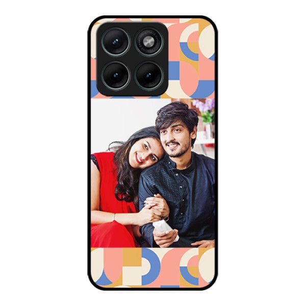 Motorola Edge 70 Fusion Custom Glass Phone Case - Semi - Circle Maze Pattern Design Motorola Edge 70 Fusion Custom Glass Phone Case - Semi - Circle Maze Pattern Design