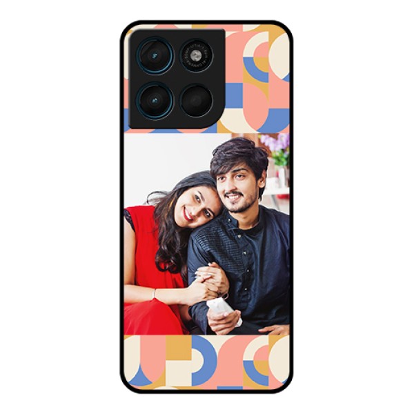 Motorola G Max 5G Custom Glass Phone Case - Semi - Circle Maze Pattern Design Motorola G Max 5G Custom Glass Phone Case - Semi - Circle Maze Pattern Design