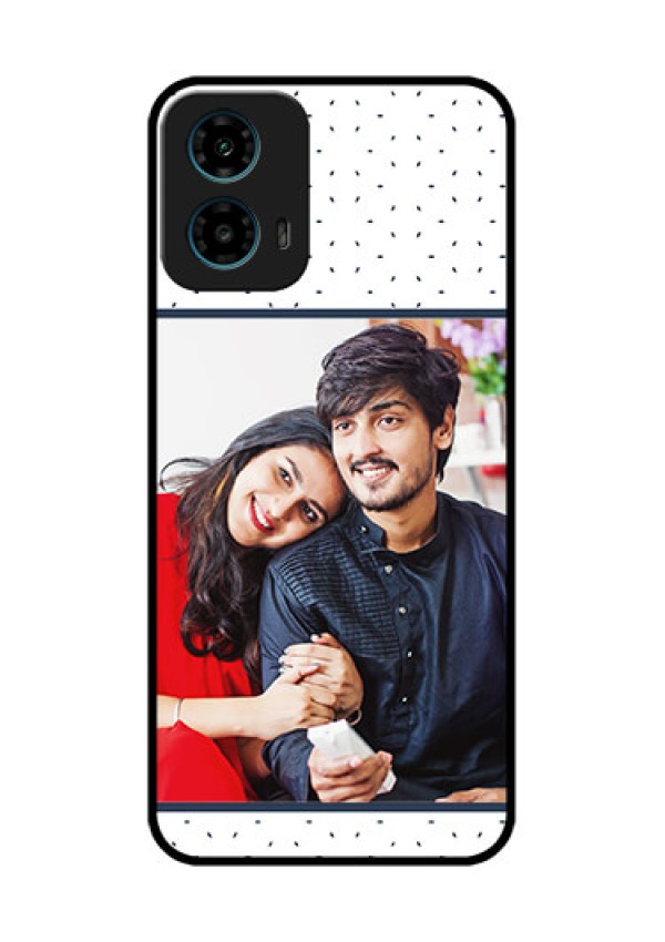 Motorola G34 5G Custom Glass Phone Case - Premium Dot Design