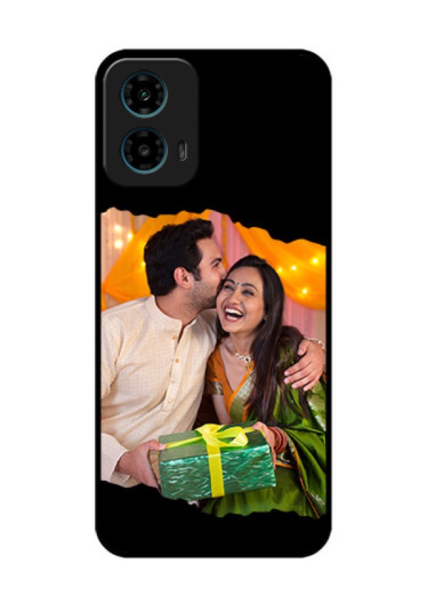 Motorola G34 5G Custom Glass Phone Case - Tear - Off Design