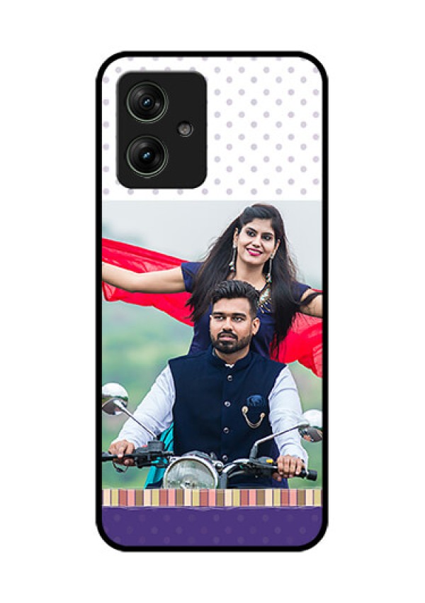 Motorola G54 5G Custom Glass Phone Case - Cute Family Design
