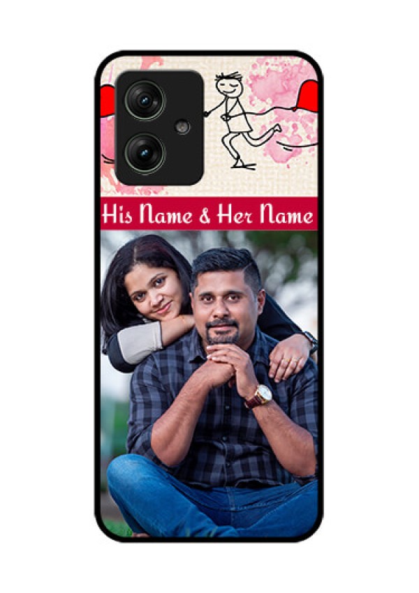 Motorola G54 5G Custom Glass Phone Case - You And Me Case Design