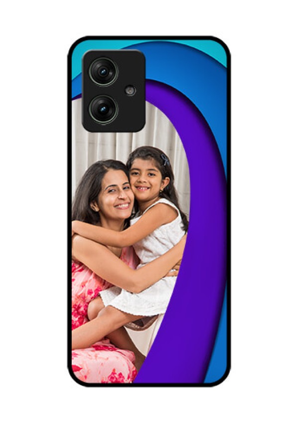 Motorola G54 5G Custom Glass Phone Case - Simple Pattern Design