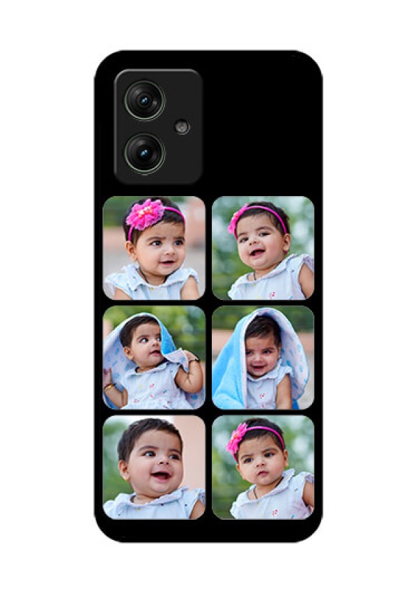 Motorola G54 5G Custom Glass Phone Case - Multiple Pictures Design