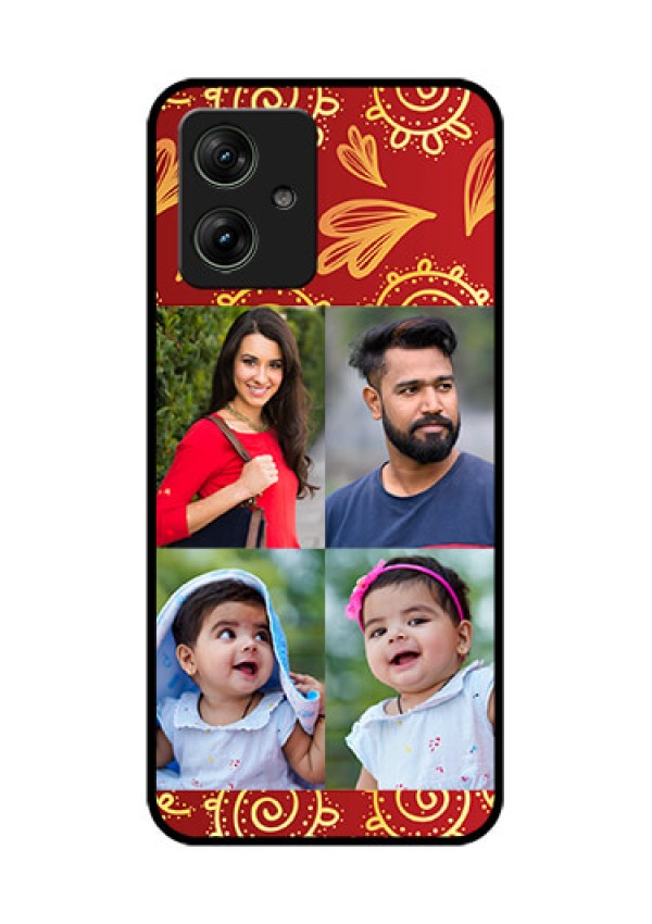 Motorola G54 5G Custom Glass Phone Case - 4 Image Traditional Design