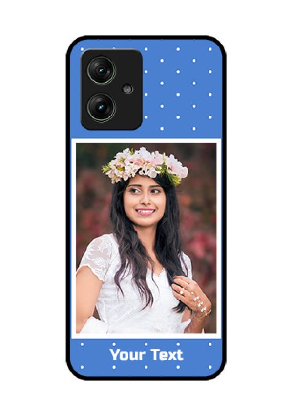 Motorola G54 5G Custom Glass Phone Case - Polka Dots Design