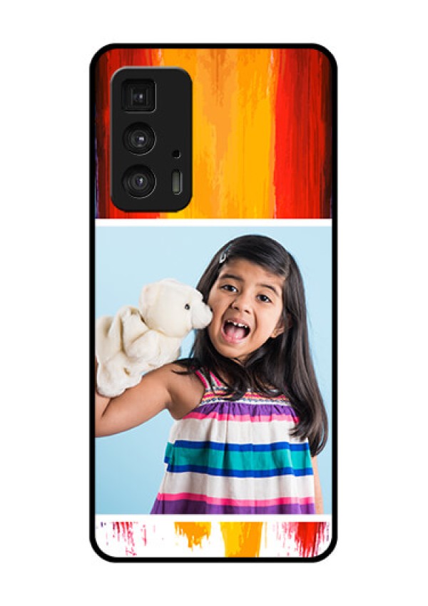 Motorola Moto Edge 20 Pro Custom Glass Phone Case - Multi Color Design